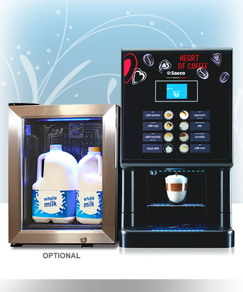 Saeco Phedra Evo bean-to-cup coffee machine with fresh milk