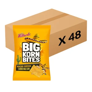Big Korn Bites Nacho Cheese 50g x 48