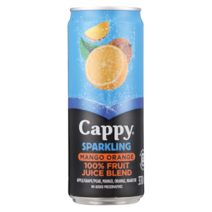 Cappy Sparkling Mango Orange Can 330ml x 1