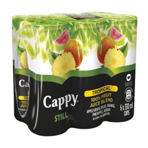 Cappy Tropical Punch Can 330ml x 6