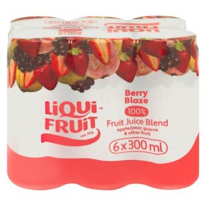 Liquifruit Berry Blaze Can 300ml x 6