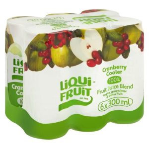 Liquifruit Cran Cooler Can 300ml x 6