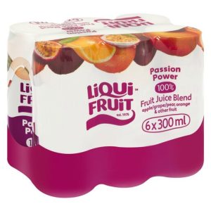 Liquifruit Passion Power Can 300ml x 6