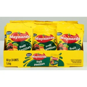 Maynards Fruit Pastilles 60g x 24