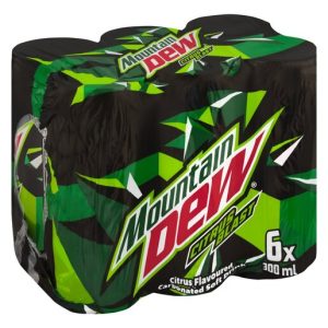Mountain Dew Can 300ml x 6