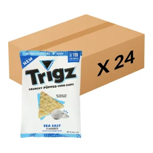 Trigz Sea Salt Crunchy Popped Corn Chips 28g x 24
