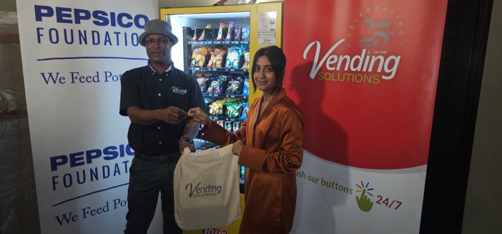 New operator Leyah collects her first machine