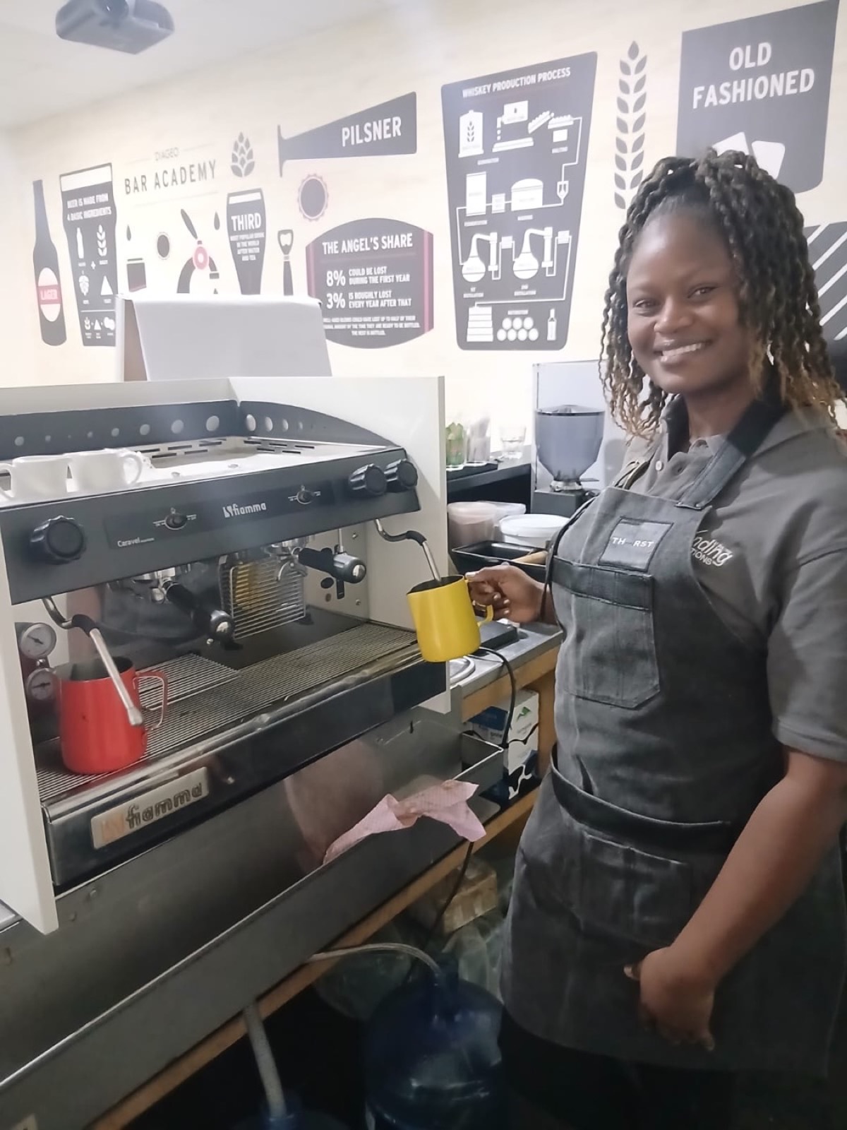 Hands-on barista training