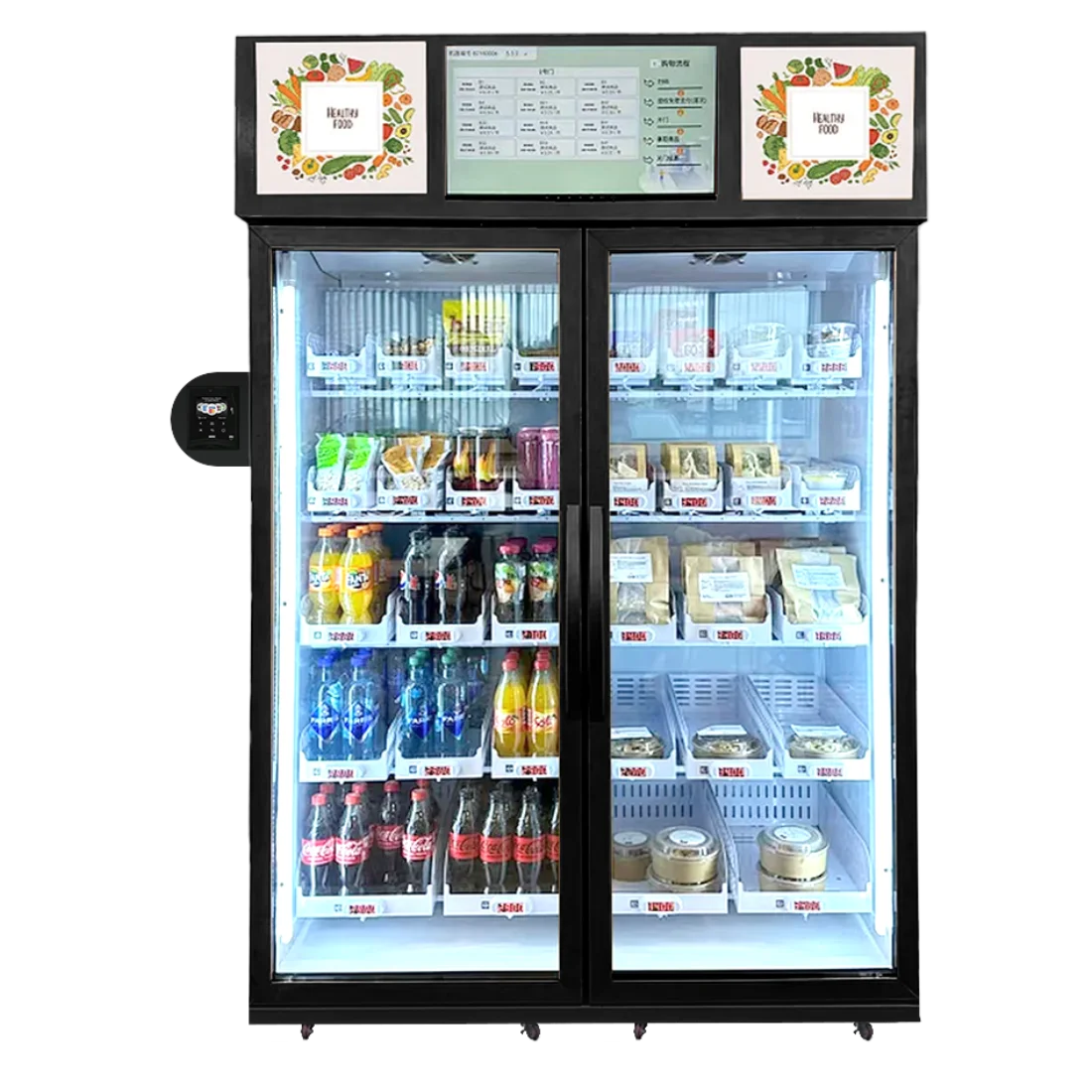 Smart Vending Fridge. Double Door