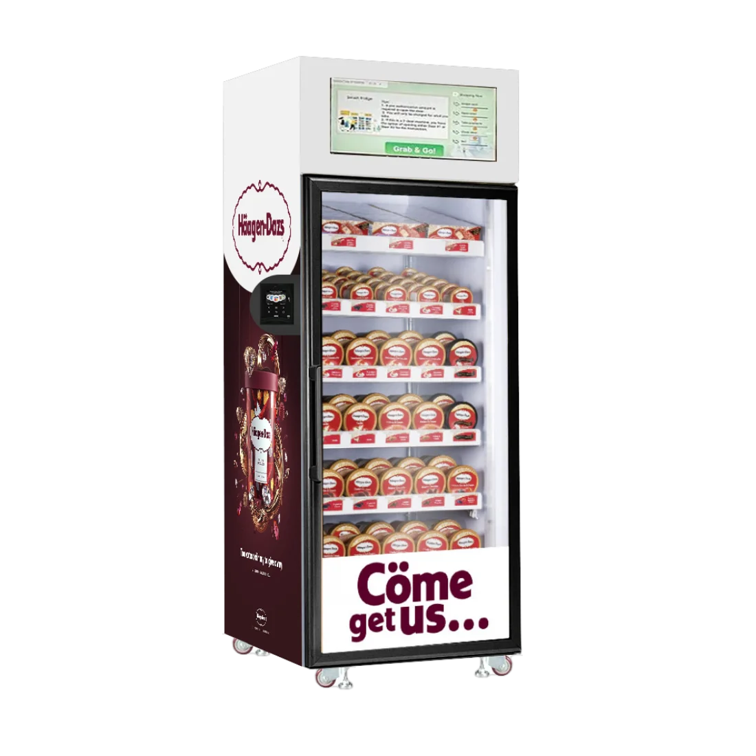 Smart Vending Fridge. Freezer