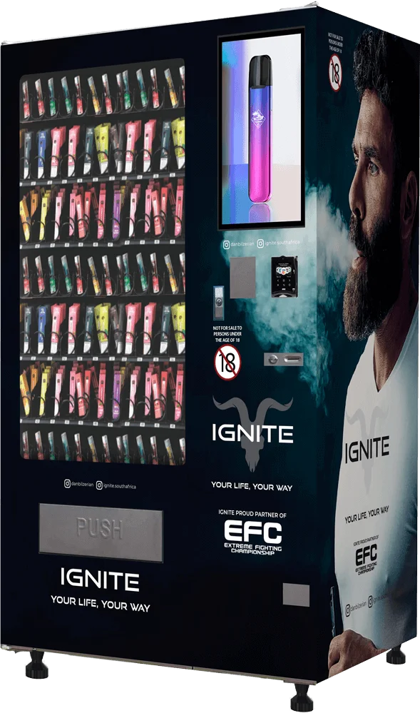 Ignite branded vending machine
