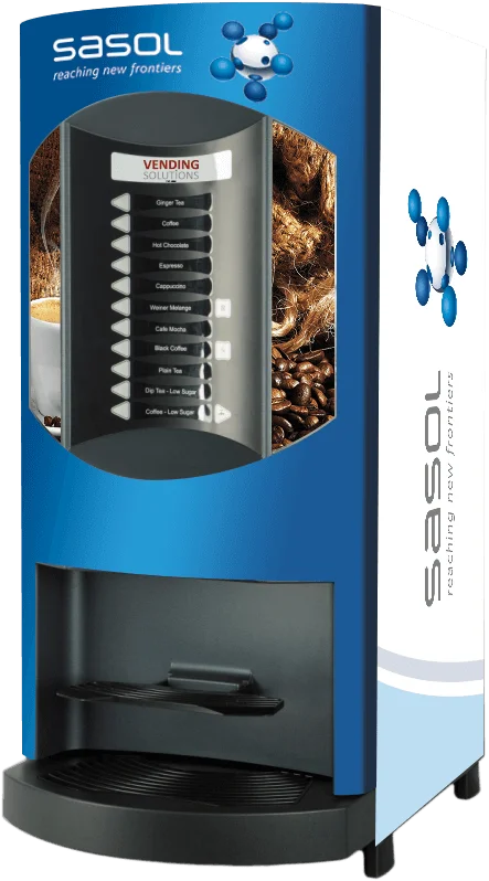 Sasol branded coffee machine