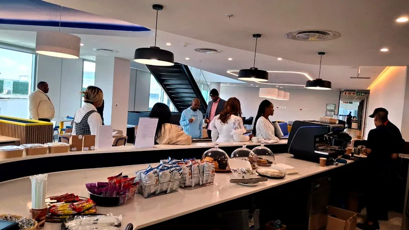 Office coffee bar in full swing