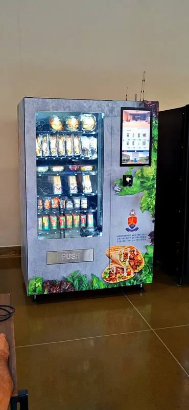 The University of Pretoria fresh food machine in service